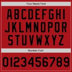 Custom Red Black Authentic Baseball Jersey