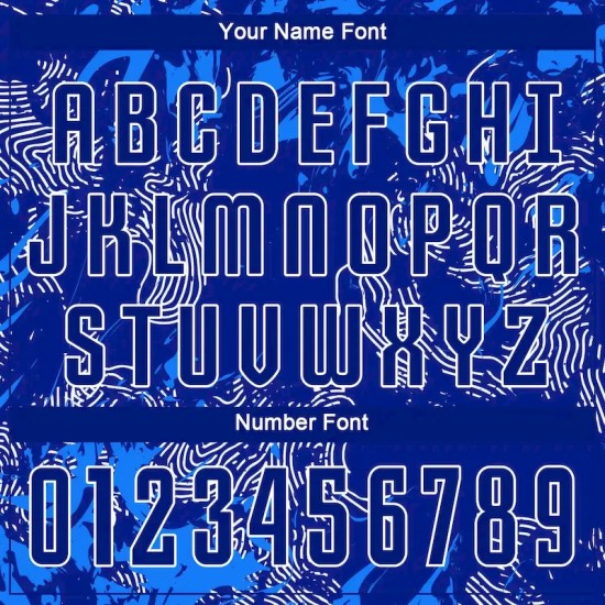 Custom Royal Royal-White Sublimation Soccer Uniform Jersey