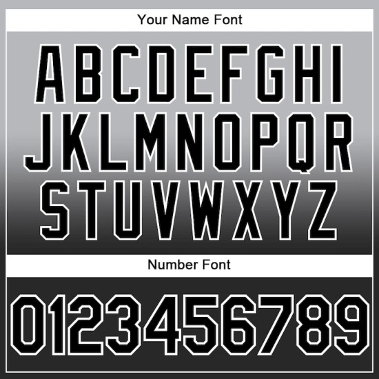 Custom Stitched Gray Black-White Fade Fashion Sports Pullover Sweatshirt Hoodie