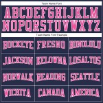 Custom Navy Pink-White Authentic Throwback Basketball Jersey Custom Navy Pink-White Authentic Throwback Basketball Jersey