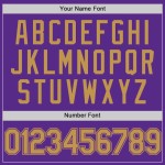 Custom Purple Old Gold Authentic Throwback Basketball Jersey