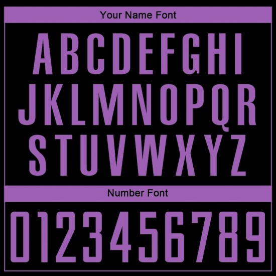 Custom Black Medium Purple Sublimation Soccer Uniform Jersey